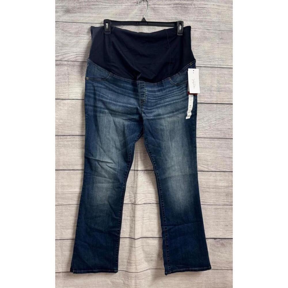 Ingrid & Isabel Maternity Smooth Sculpts Crossover Jeans Women Size 18/34R